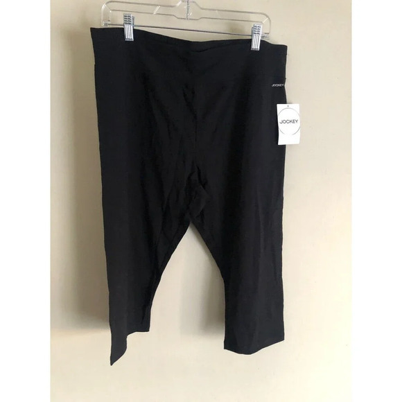 Jockey stretch Jersey judo legging plus size 1X - Picture 1 of 3